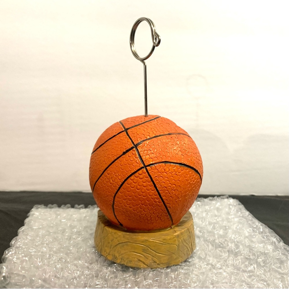 Mini Sports Basketball Coin Bank and Picture Holder Handmade Basketball …